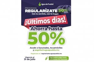 Últimos días para liquidar tu adeudo de agua con Ahorros del 50%