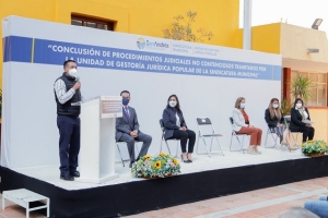Ayuntamiento de San Andrés Cholula entrega 40 resoluciones judiciales en rectificación de actas del registro civil