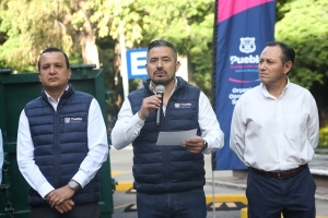 Ayuntamiento de Puebla y Pala concluyen mantenimiento a contenedores soterrados