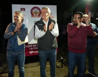 Puebla Brilla en San Jerónimo Caleras; Inaugura Pepe Chedraui modernización de 618 luminarias LED