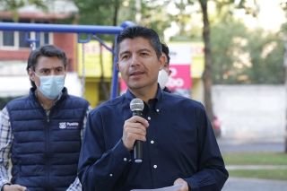 Eduardo Rivera Pérez entrega un parque más en la capital poblana
