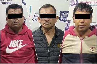 Policía municipal de Puebla detiene a tres integrantes de la banda de “los JJR”