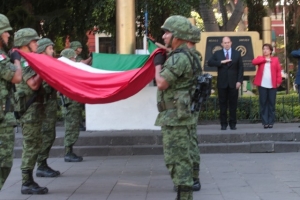 Presente LX Legislatura del Congreso del Estado en ceremonia y colocación de Bando Solmene por 209 Aniversario del Inicio de la Independencia de México