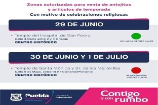 Gobernación municipal permitirá el comercio por celebraciones religiosas en el centro histórico