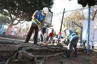 Suman más de 2 mil intervenciones de mantenimiento en parques públicos de Puebla capital