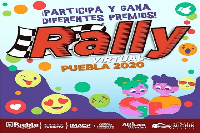 Gobierno de la Ciudad organiza Rally Virtual Puebla 2020 para difundir historia y cultura