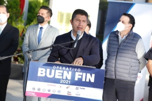 Eduardo Rivera da banderazo a operativo conjunto de &quot;Buen Fin 2021&quot;