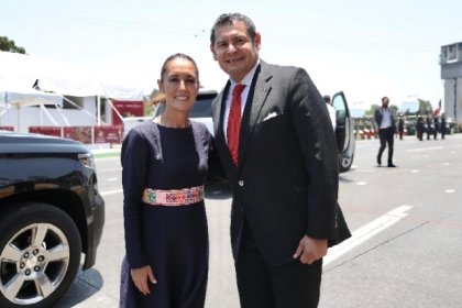 Gabinete del Gobierno de la presidenta Claudia Sheinbaum asiste a Conmemoración de Batalla de Puebla