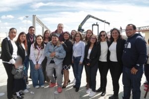 Supervisa Pepe Chedraui obras educativas al sur de la capital