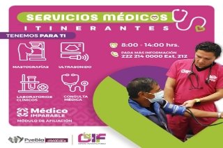 Llegan servicios médicos itinerantes a nuevos puntos de la Capital Imparable