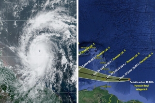 Huracán Beryl ya es categoría 4; ¿cuándo pegaría en México?