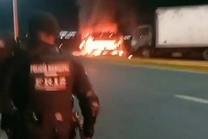 Tensión y Bloqueos en Zacatecas tras Secuestro e Incendio de Vehículos