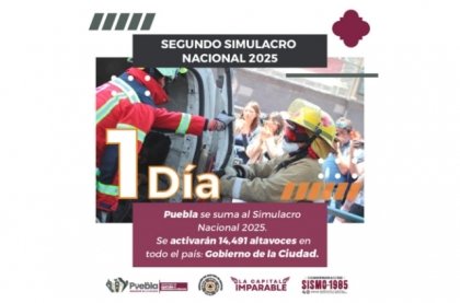 Con el 2º Simulacro Nacional 2025 se activarán más de 14 mil altavoces en el país; Gobierno de la Ciudad invita a participar