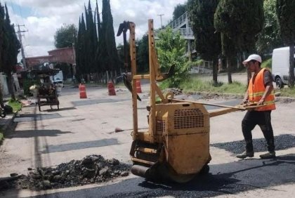 Campaña Capitalina Bacheando Puebla: prioriza atención en accesos a la ciudad