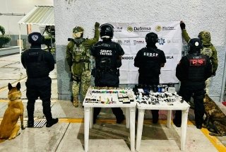 Realiza SSP operativos simultáneos en penales de Tepexi y San Pedro Cholula