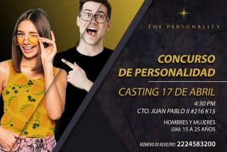 Liz Escalante te invita a participar al primer concurso de personalidad en Puebla