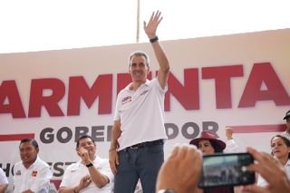 Llevarán Armenta y Chedraui infraestructura vial a San Baltazar Tetela