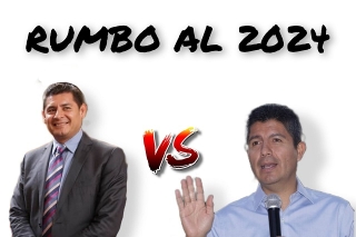 Dos políticos de peso, un solo ganador a la gubernatura de Puebla Alejandro Armenta Vs Eduardo Rivera