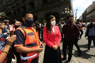 Registra Ciudad de Puebla tiempo de evacuación promedio de 2.15 minutos durante el Primer Simulacro Nacional 2021