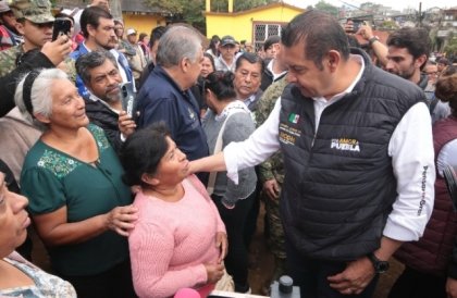 El gobierno federal y el de Puebla avanzan en la fase de recuperación en la Sierra Norte
