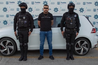 ﻿Policía municipal de Puebla detiene a “el chino”, integrante de la banda de “los lampones”