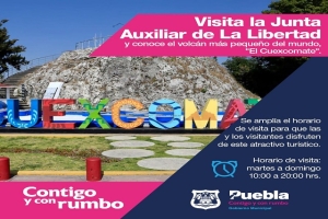 Ayuntamiento de puebla amplía horario de visita del cuexcomate