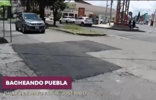 Campaña Capitalina Bacheando Puebla, un programa integral de mantenimiento vial