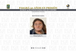 Pasará 50 años en prisión; suman 13 sentenciados por secuestro