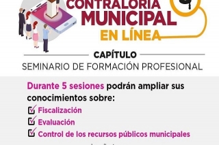 Gobierno de la Ciudad invita a participar en seminario virtual sobre fiscalización, evaluación y control de recursos públicos