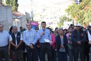 Ayuntamiento de Puebla arranca rehabilitación de calle Tulipanes en San Francisco Totimehuacan