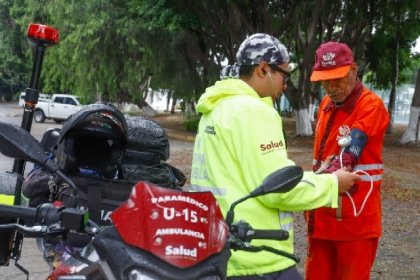 Fortalece Gobierno de Puebla el Sistema de Emergencias Médicas con Motoambulancias