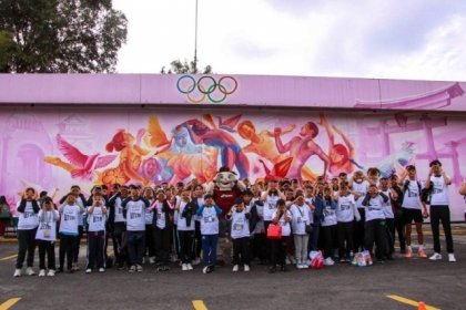Participaron estudiantes de las escuelas de iniciación del IMDP en actividades del Comité Olímpico Mexicano