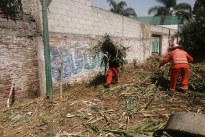 Ayuntamiento de Puebla rescata andador en Prados de Agua Azul