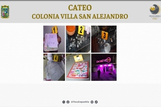 FGE cateó bar en Villa San Alejandro por presunta explotación sexual 