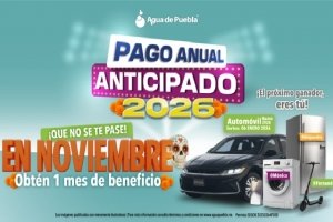 En noviembre, recibe 1 mes de beneficio con tu “Pago Anual Anticipado 2026”