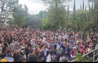 Histórico‼️ miles de alumnos de la Buap se manifiestan en contra de la imposición de Lilia Cedillo