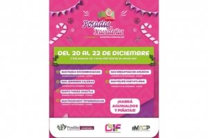 Invita SMDIF al cierre de las posadas navideñas en las Juntas Auxiliares