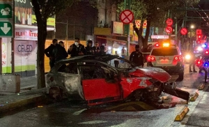 Muere ciclista incendiado, por echar &quot;carreritas&quot;, en Cuauhtémoc CDMX