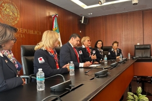 Reconoce el Senador Armenta la vocación de servicio del Voluntariado de la Cruz Roja Puebla