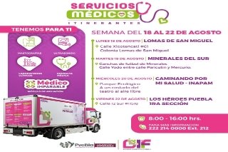 Programa &quot;Servicios Médicos Itinerantes” del SMDIF visitará el sur de la Ciudad