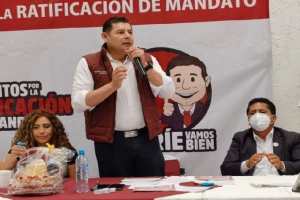“Con unidad en Morena vamos por la ratificación de mandato”: Alejandro Armenta