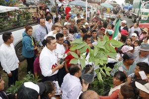 Por amor a Puebla  y con la visión humanista de Amlo, Armenta intensifica jornadas forestales