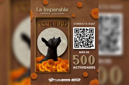 Presenta IMACP más de 500 actividades para octubre en la Agenda Cultural