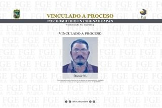 Vinculado a proceso por homicidio en Chignahuapan 