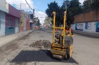 Avanza campaña Capitalina Bacheando Puebla